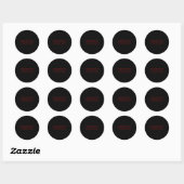 Vrienden liegen niet ronde sticker (Vel)
