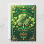 Vrienden Lucky Irish St. Patrick's Day Viering Kaart (Voorkant)