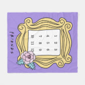 VRIENDEN™ | Maandelijkse mijlpaal Baby Fleece Deken (Voorkant (Horizontaal))