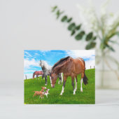 "Vrienden maken"  Briefkaart (Staand voorkant)