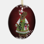 Vrienden maken de beste cadeautjes van Teddy Bear Keramisch Ornament (Rechts)