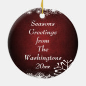 Vrienden maken de beste cadeautjes van Teddy Bear Keramisch Ornament (Achterkant)