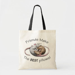 Vrienden maken de BESTE kussens! - rattenzak Tote Bag