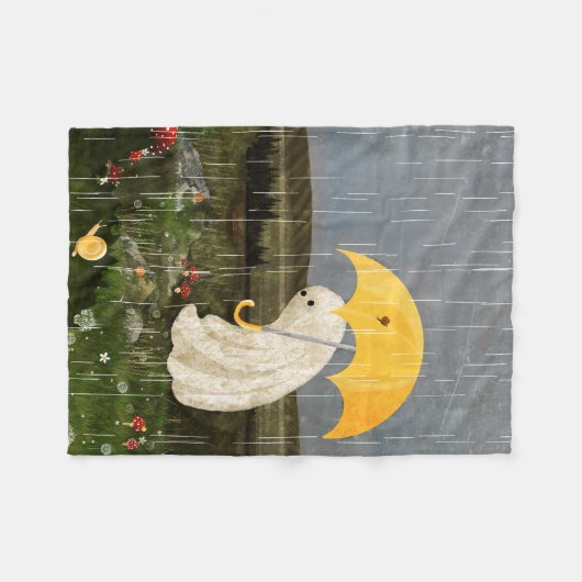 Vrienden maken fleece deken (Voorkant (Horizontaal))