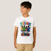 Vrienden maken het leven beter t-shirt (Voorkant volledig)
