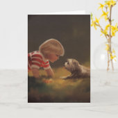 Vrienden maken kaart (Gele Bloem)