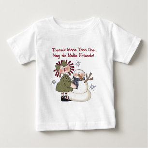 Vrienden maken Snowman T-shirts en cadeaus