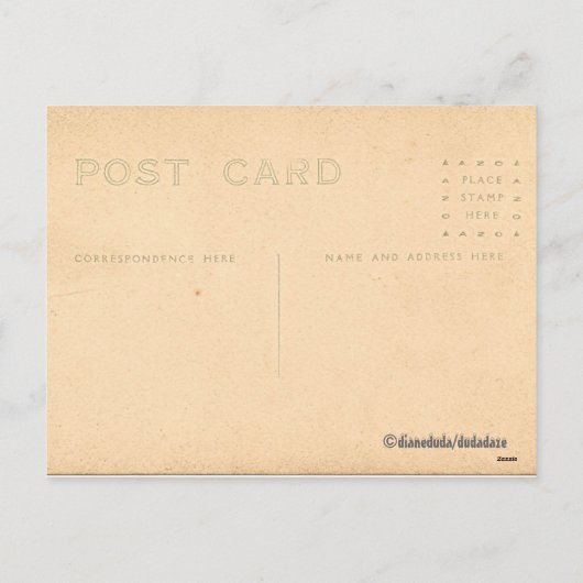 Vrienden maken - Vakantie Briefkaart (Achterkant)