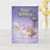 Vrienden maken vakanties  kaart (Gele Bloem)