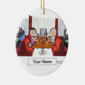 Vrienden - Mannelijke en Vrouw Keramisch Ornament (Rechts)