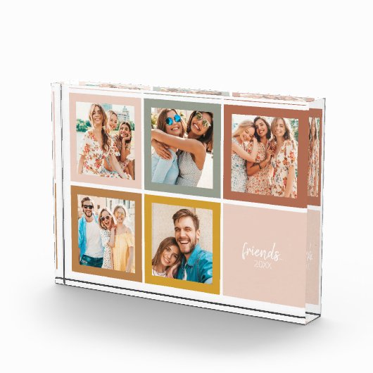 Vrienden Modern Minimal Photo Block Fotoblokken (Rechts)