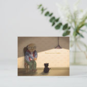 Vrienden nemen nooit afscheid briefkaart (Staand voorkant)