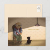 Vrienden nemen nooit afscheid briefkaart (Voorkant / Achterkant)