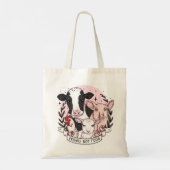 vrienden niet eten Kunst Afdrukken Tote Bag (Achterkant)