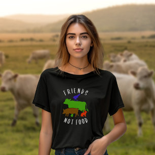 Vrienden Niet Voedsel, Dierenrechten Veganistisch  T-shirt