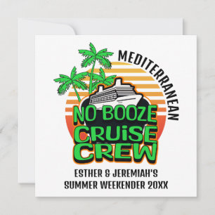 Vrienden NO BOOZE CRUISE BEMANNING Bestemmingsgroe Kaart