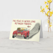 "vrienden" Notecard Kaart (Gele Bloem)