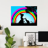 Vrienden onder de Regenboog Poster (Thuiskantoor)