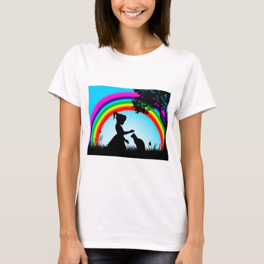 Vrienden onder de regenboog t-shirt (Voorkant)