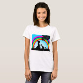 Vrienden onder de regenboog t-shirt (Voorkant volledig)