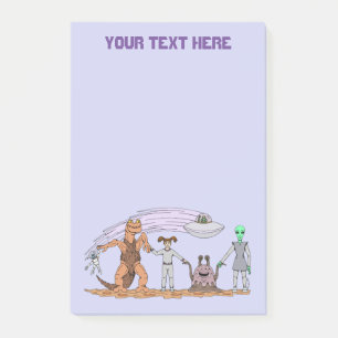 Vrienden ongeacht de verschillen na de opname post-it® notes