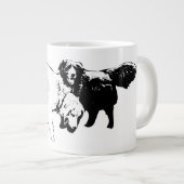 Vrienden op het pad grote koffiekop (Voorkant rechts)