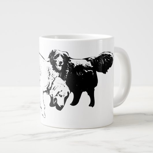 Vrienden op het pad grote koffiekop (Voorkant rechts)