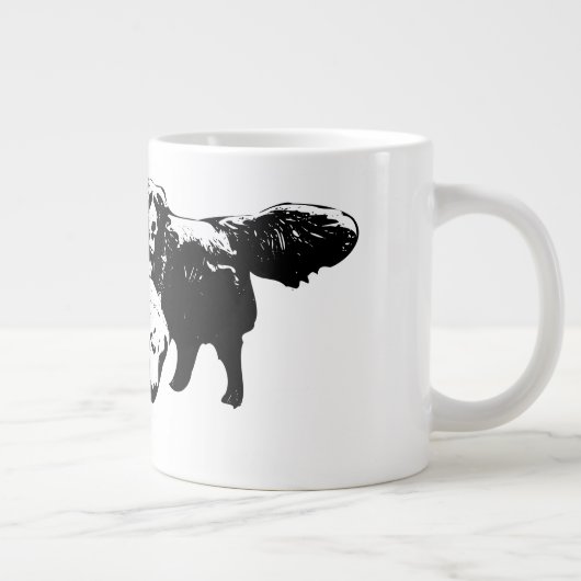 Vrienden op het pad grote koffiekop (Rechts)