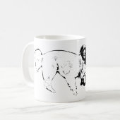 Vrienden op het pad koffiemok (Voorkant links)