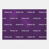 Vrienden paarse roze script inpakpapier vel (Voorkant)