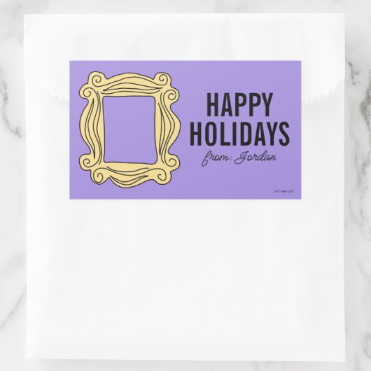 VRIENDEN™ | Peephole-Lijst | Christmas Gift Label (Tas)