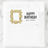 VRIENDEN™ | Peephole-Lijst | Label verjaardagscade (Tas)