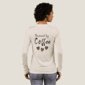 Vrienden perfect blend bruine koffie Tri-Blend shirt (Achterkant)