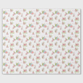 Vrienden Peter Rabbit Baby Pink Cadeaupapier (Vlak)