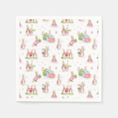 Vrienden Peter Rabbit Baby Pink Servet (Voorkant)