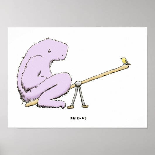 vrienden poster (Voorkant)