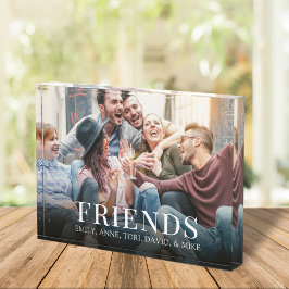 Vrienden Quote Custom Foto Minimalist