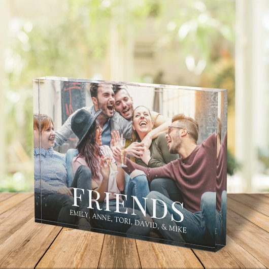 Vrienden Quote Custom Foto Minimalist