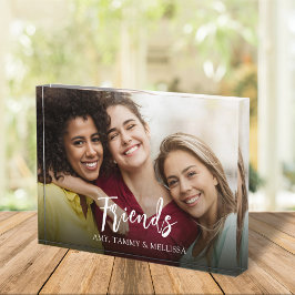 Vrienden Quote Foto Eenvoudige Typografie