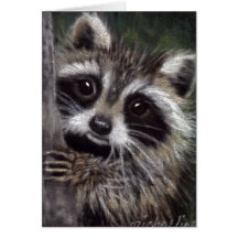 Vrienden? Raccoon Kaart