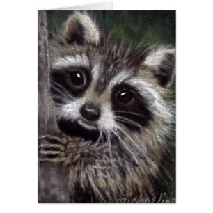 Vrienden? Raccoon Kaart