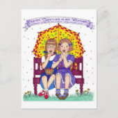 Vrienden samen Inspirerend Briefkaart (Voorkant)