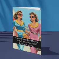 Vrienden Sarcastische Retro Huisvrouw Jaren 50