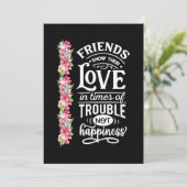 Vrienden Show Hun liefde Kaart (Staand voorkant)