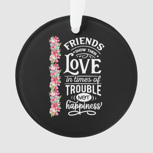 Vrienden Show Hun liefde Ornament (voorkant)
