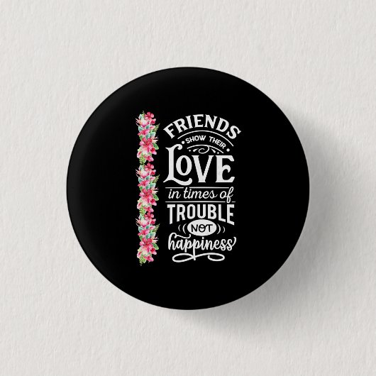 Vrienden Show Hun liefde Ronde Button 3,2 Cm (Voorkant)