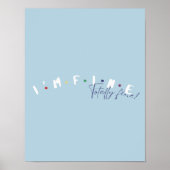 Vrienden show quote poster (Voorkant)