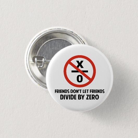 Vrienden splitsen niet op nul ronde button 3,2 cm (Voorkant /achterkant)