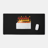 Vrienden Squad Geven 2025 Herfst Herfst Dankbaar T Bureaumat (Keyboard & Muis)