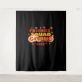 Vrienden Squad Geven 2025 Herfst Herfst Dankbaar T Wandkleed (Voorkant)